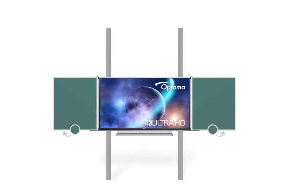 Interaktivní sestava LCD panel na PYLONU AL s křídly